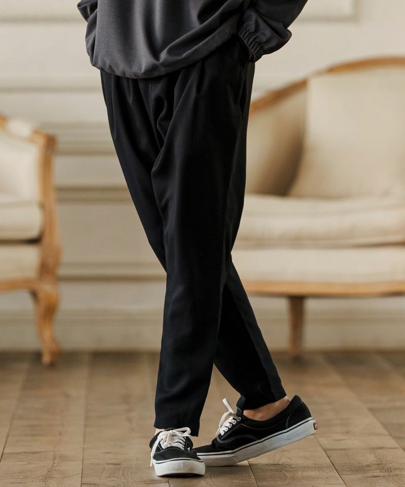 CAMBIO(カンビオ)】Two Tuck Sarrouel Slacks サルエルパンツ