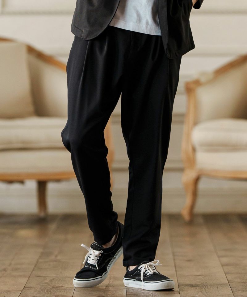 CAMBIO(カンビオ)】Two Tuck Sarrouel Slacks サルエルパンツ