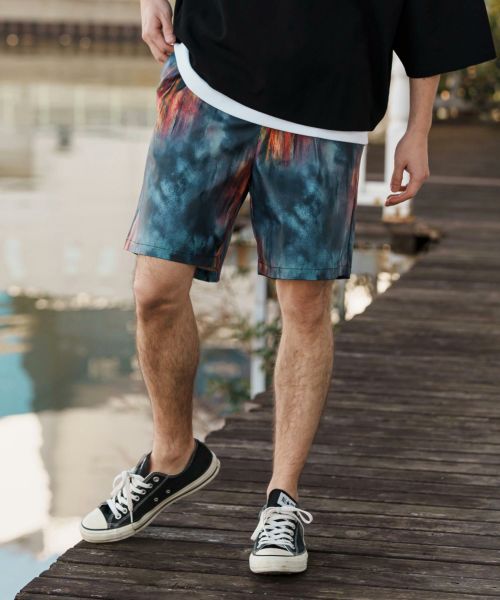 【CAMBIO(カンビオ)】Coating Like Graphic short Pants ショートパンツ(CAM25SS-003)