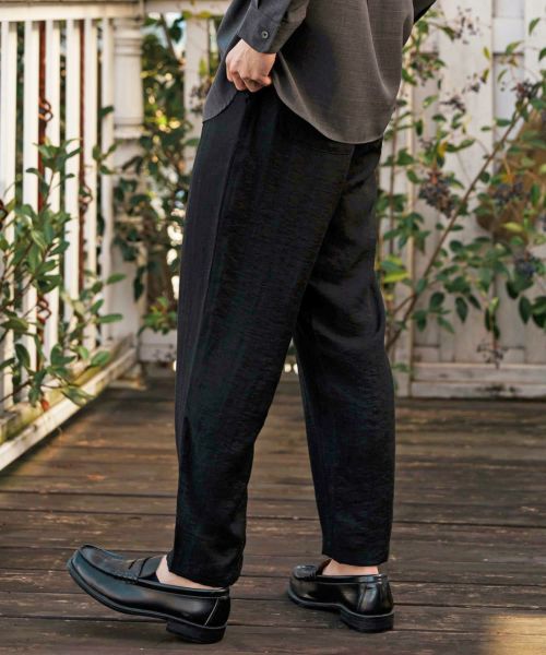 30%OFF【CAMBIO(カンビオ)】麻混イージーパンツ(CA05-51500)