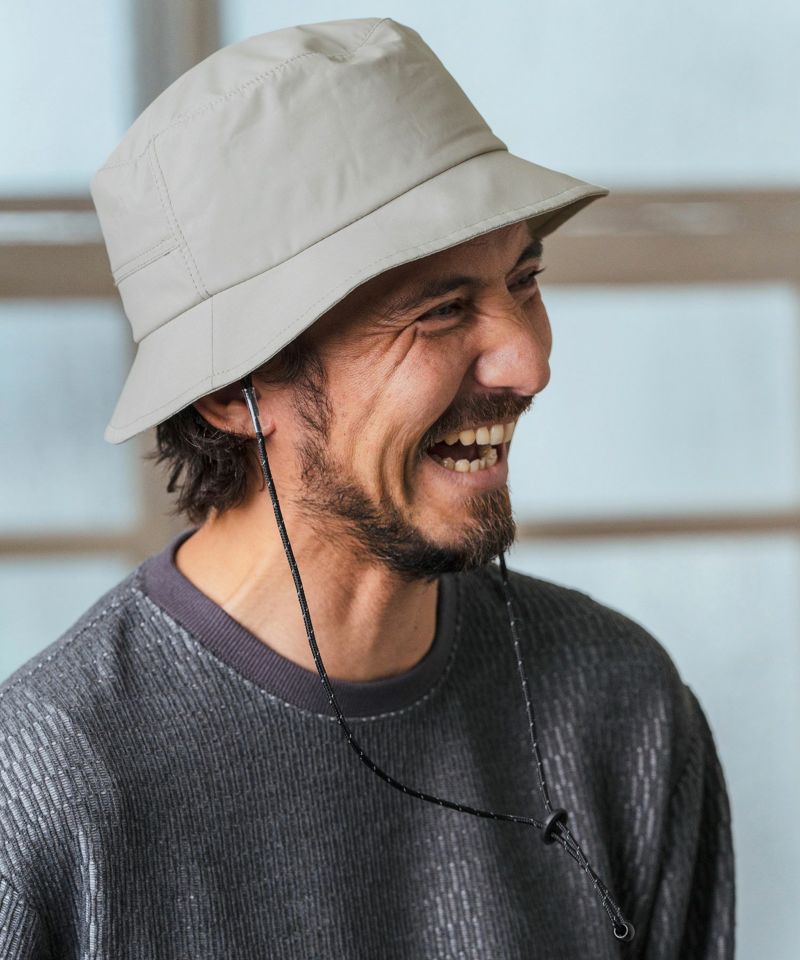 METEO 帽子 CAMBIO(カンビオ)】Packable Waterproof Bucket Hat バケット