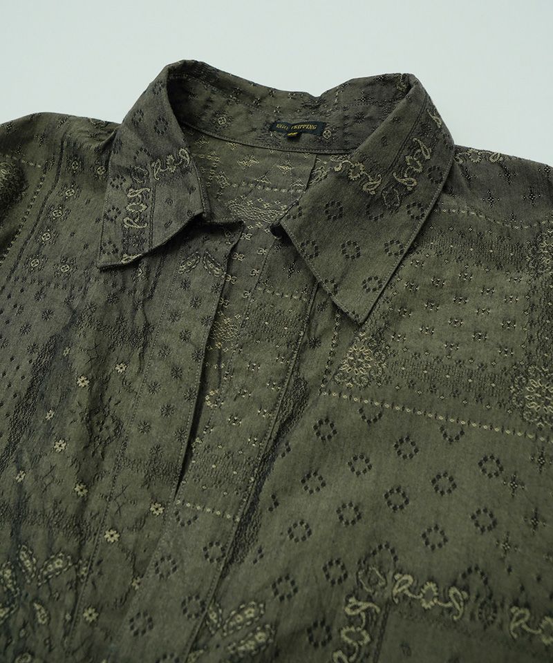 EGO TRIPPING(エゴトリッピング)】PARISFREE バンダナ柄シャツ(616457