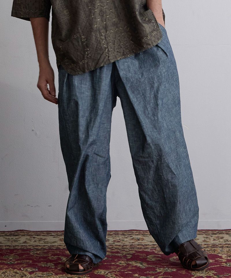 EGO TRIPPING(エゴトリッピング)】MARLOCK シャンブレーデニムパンツ