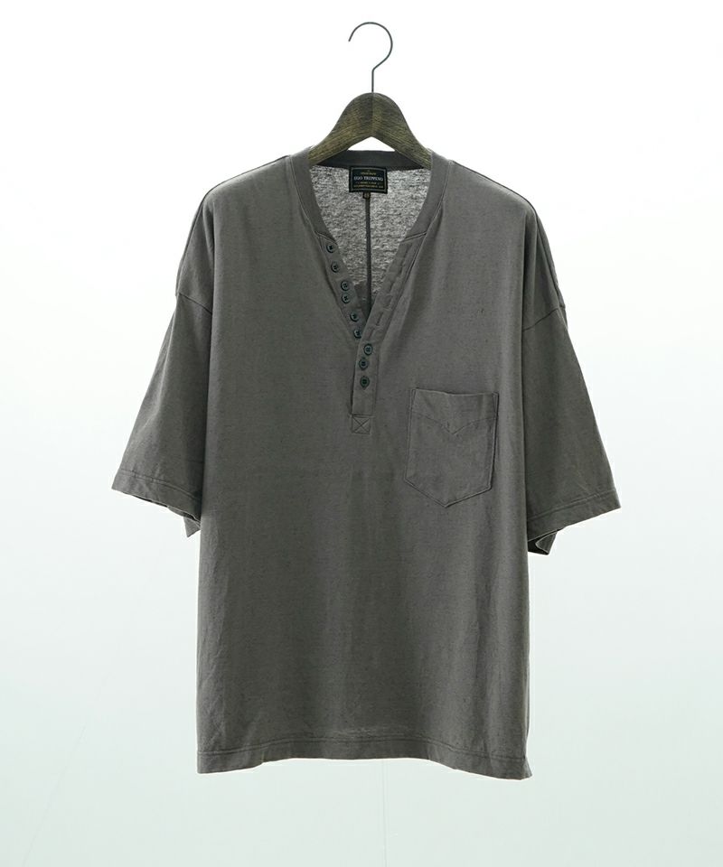 EGO TRIPPING(エゴトリッピング)】QUENCH ヘンリーネックTシャツ