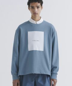 50%OFF【CULLNI(クルニ)】Cotton Jersey Box Logo Print Long Sleeve