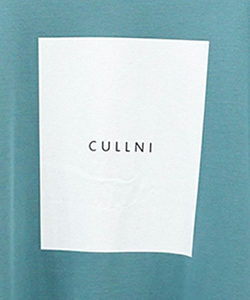 【未使用2.1万】クルニ Cotton Jersey Box ロゴ プルオーバー 50%OFF【CULLNI(クルニ)】Cotton Jersey Box Logo Print Long