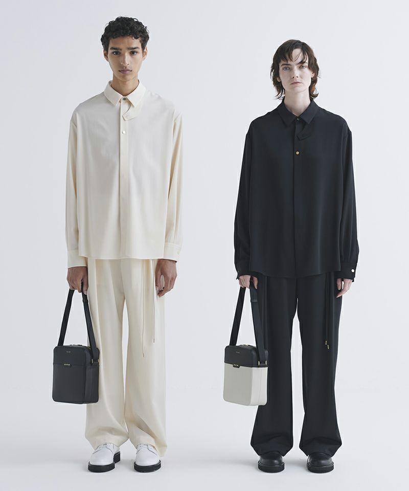 CULLNI（クルニ）ウォッシャブル ワイドパンツ 30%OFF【CULLNI(クルニ)】Wool Gaberdine 1Tuck Wide Pant