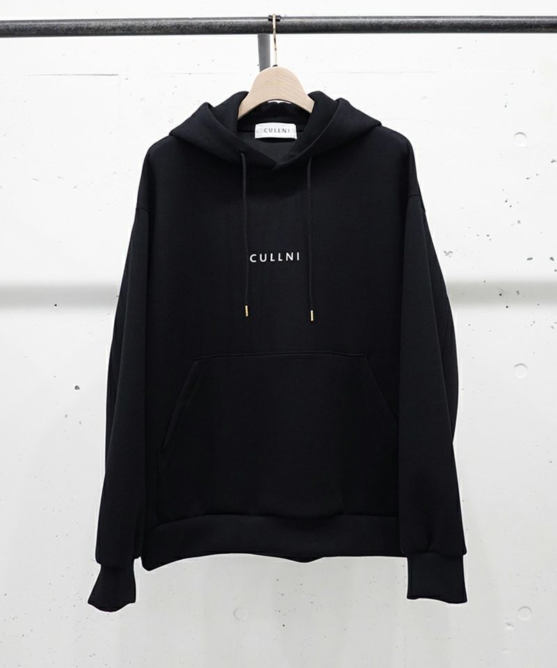 CULLNI(クルニ)】CULLNI Logo Embroidery Hoodie プルオーバーフーディ 