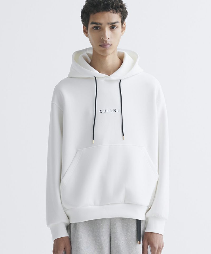 CULLNI(クルニ)】CULLNI Logo Embroidery Hoodie プルオーバーフーディ 