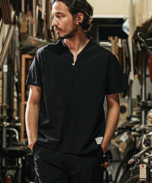 【wjk reluxe】cool stretch half sleeve pullover shirts プルオーバーシャツ(WR25S-10)