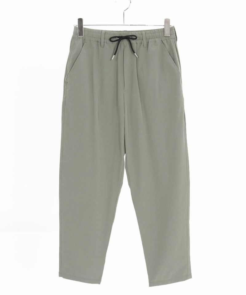 wjk reluxe】back fleece bonding stretch nylon pants ナイロン