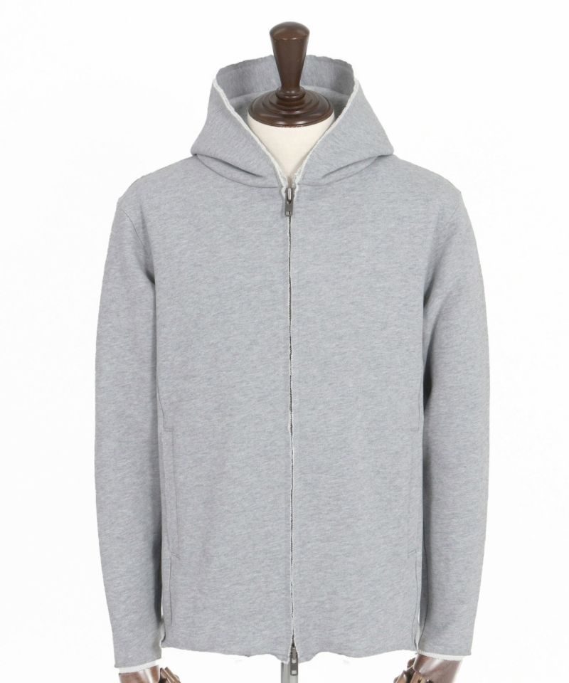 ルネ　モヘヤパーカー セール】 ニット ＆ 裏シャギー 切替パーカ （パーカー