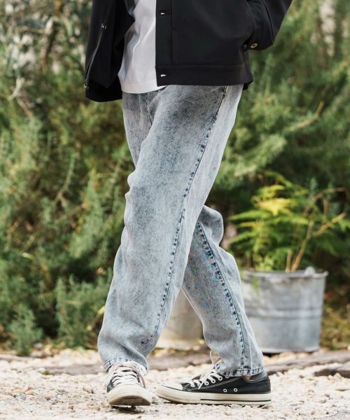 【CAMBIO(カンビオ)】Silky Stripe Denim Balloon Pants バルーンパンツ(CAM25SS-021)