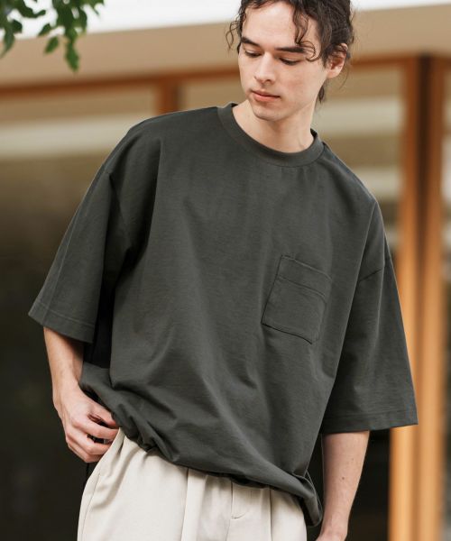 【CAMBIO(カンビオ)】ドローコード2WAY Tシャツ(CAM-6591)