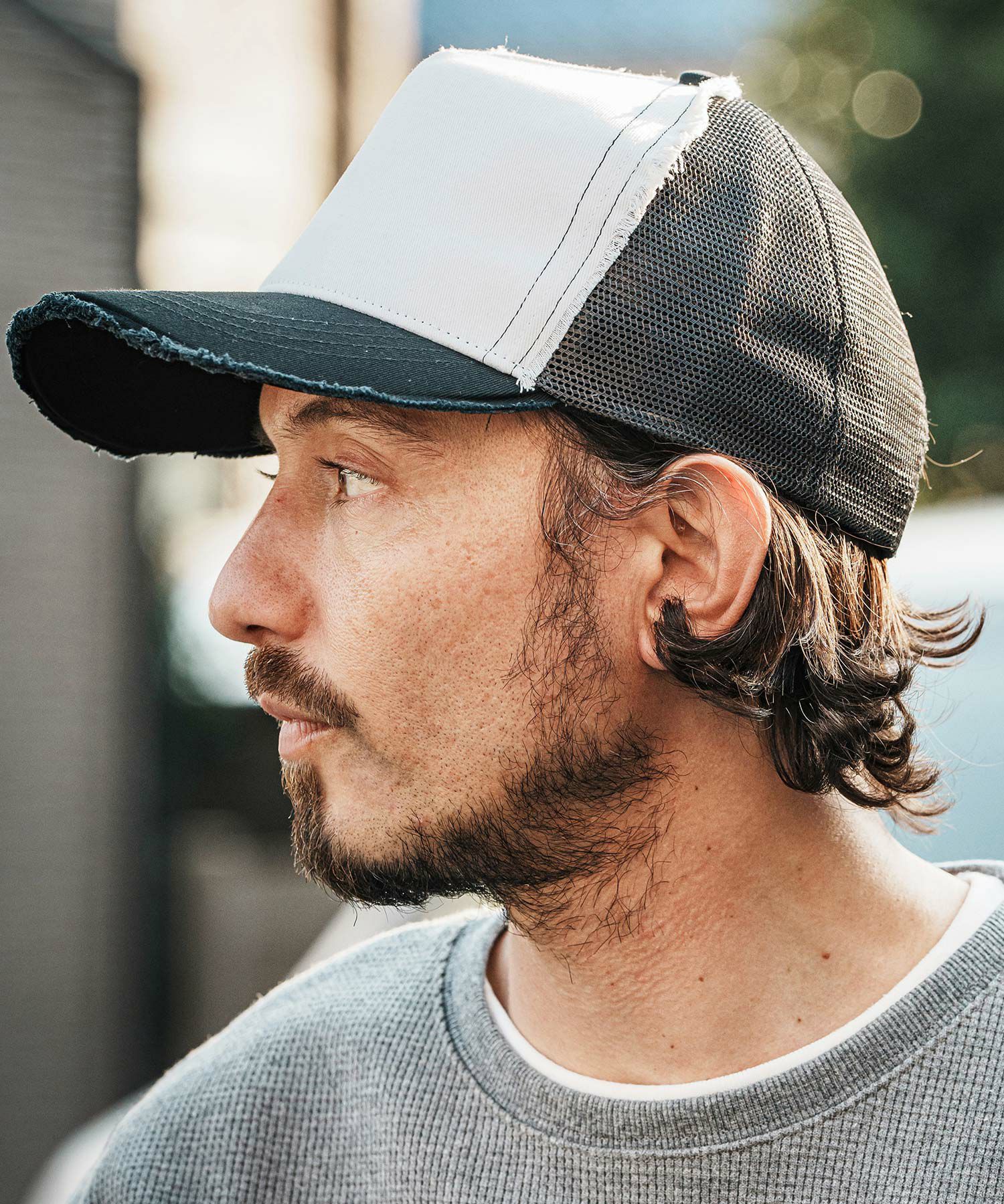 CAMBIO(カンビオ)】Cotton Damage Mesh Cap メッシュキャップ(OP-251