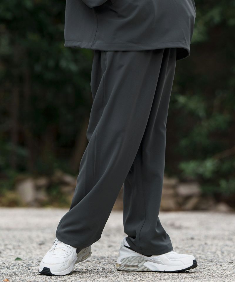 CAMBIO(カンビオ)】裾絞りワイドシルエットイージーパンツ | CAMBIO