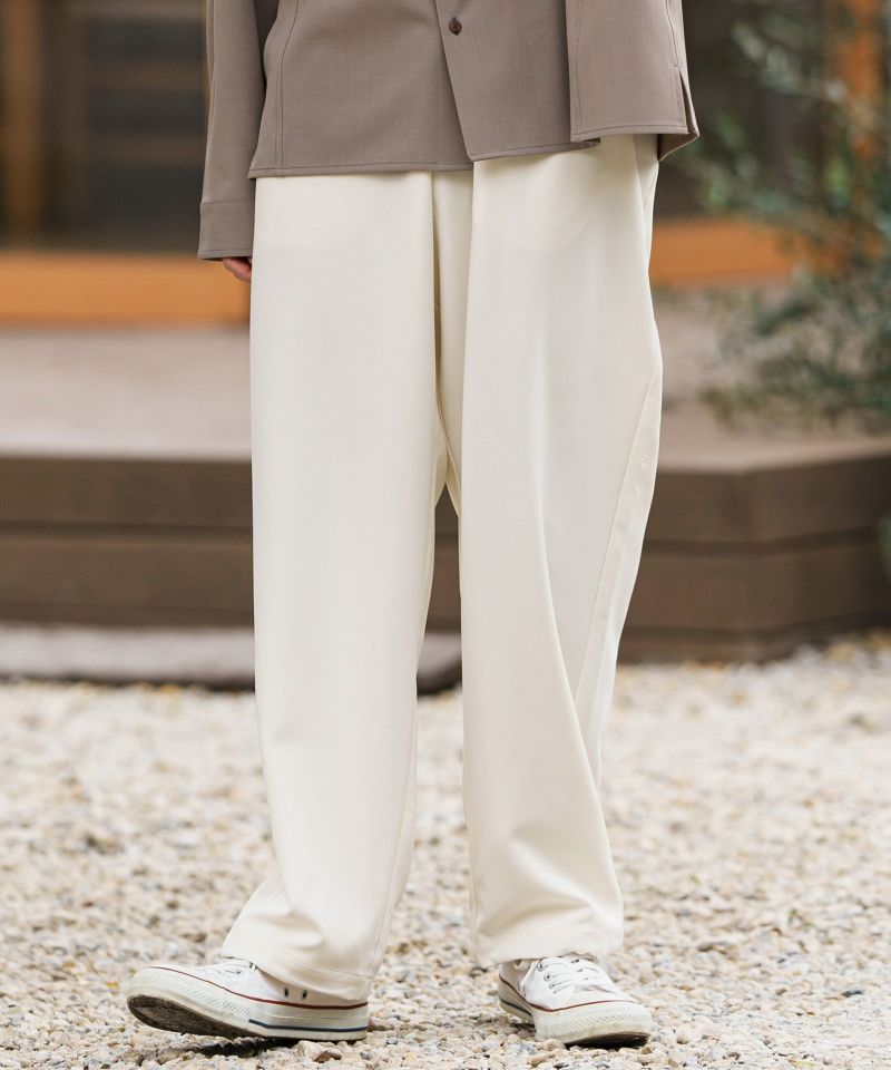 ボトムス 1223 CAMBIO(カンビオ)】裾絞りワイドシルエットイージーパンツ | CAMBIO