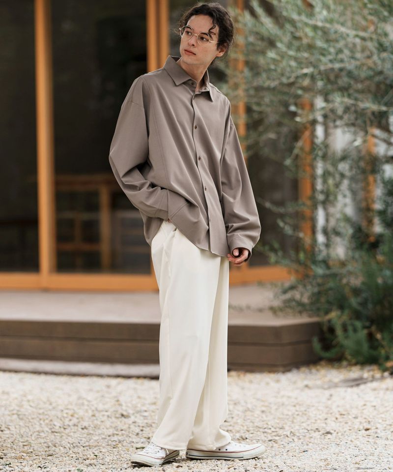 ボトムス 1223 CAMBIO(カンビオ)】裾絞りワイドシルエットイージーパンツ | CAMBIO