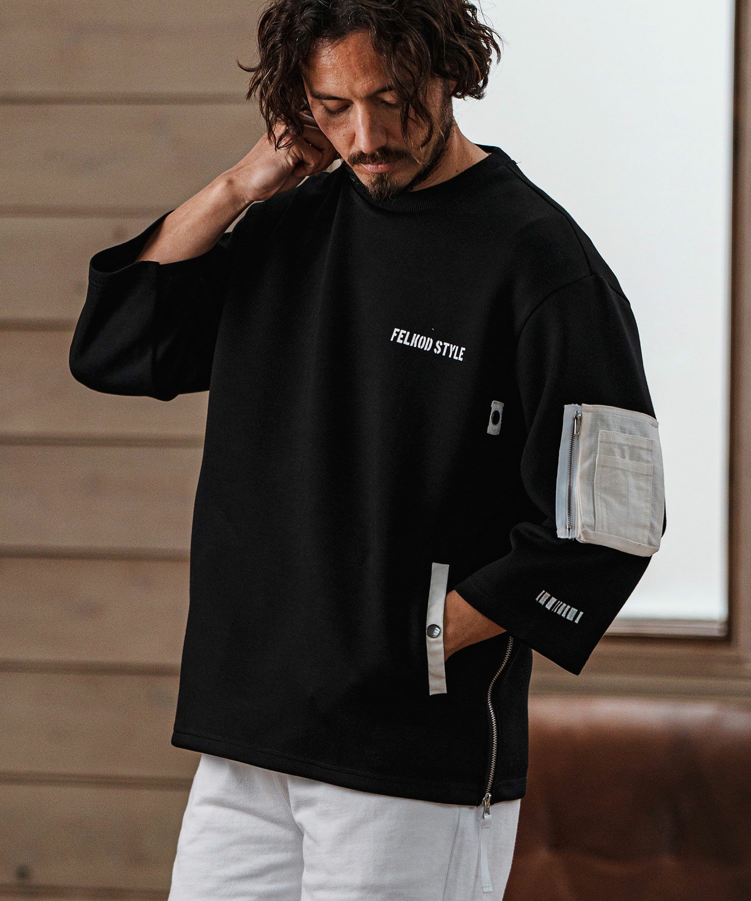 black x white