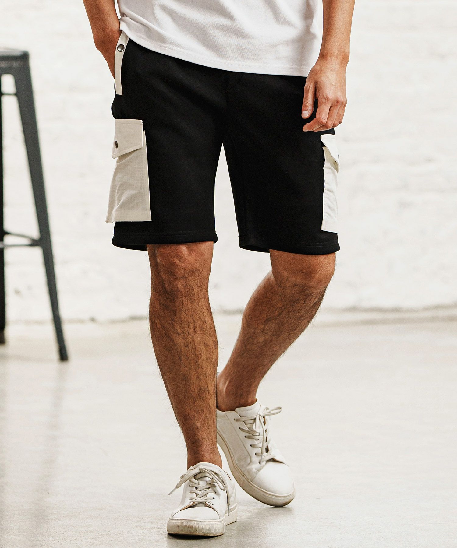 black x white