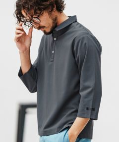 felkod(フィルコッド)】Light Oxford 3-4 Sleeve Polo Shirts