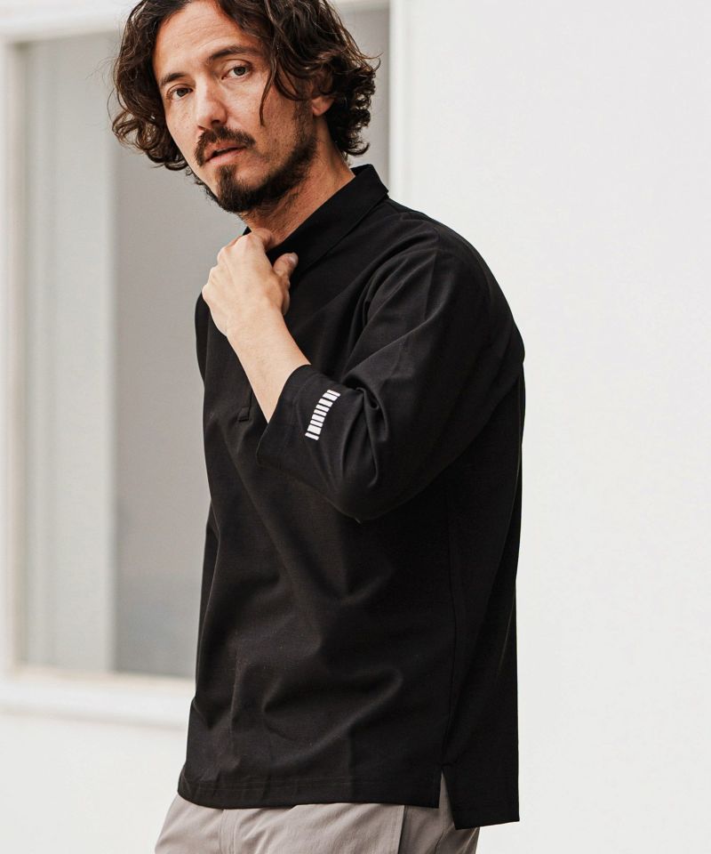 felkod(フィルコッド)】Light Oxford 3-4 Sleeve Polo Shirts