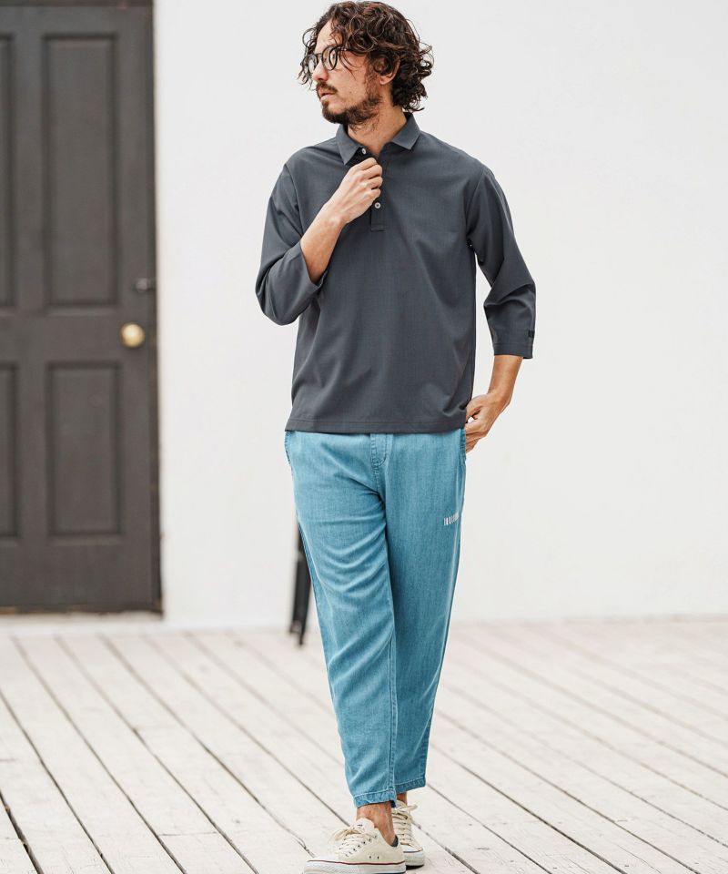新しい季節 felkod(フィルコッド)】Light Oxford 3-4 Sleeve Polo Shirts その他