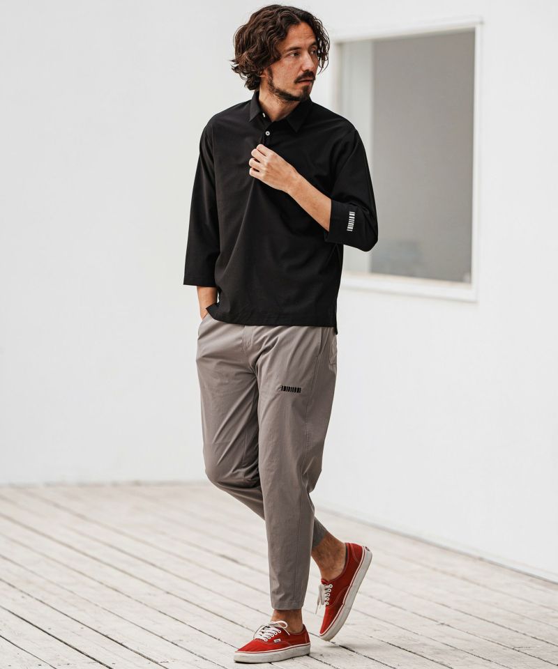 felkod(フィルコッド)】Light Oxford 3-4 Sleeve Polo Shirts