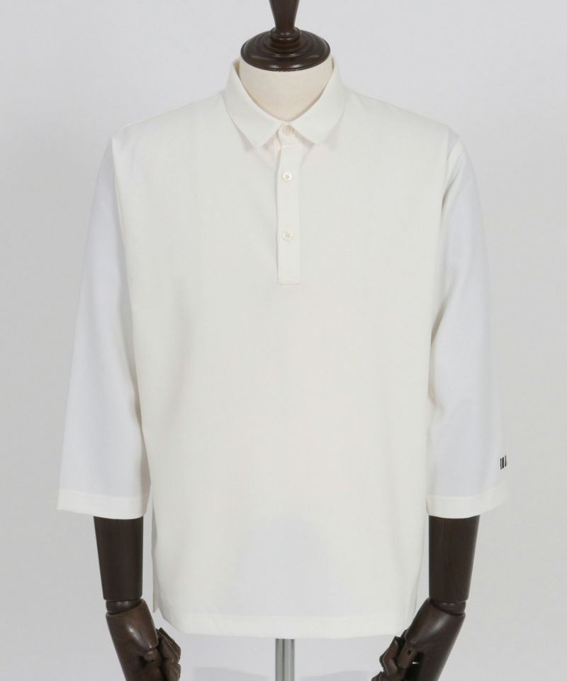 felkod(フィルコッド)】Light Oxford 3-4 Sleeve Polo Shirts
