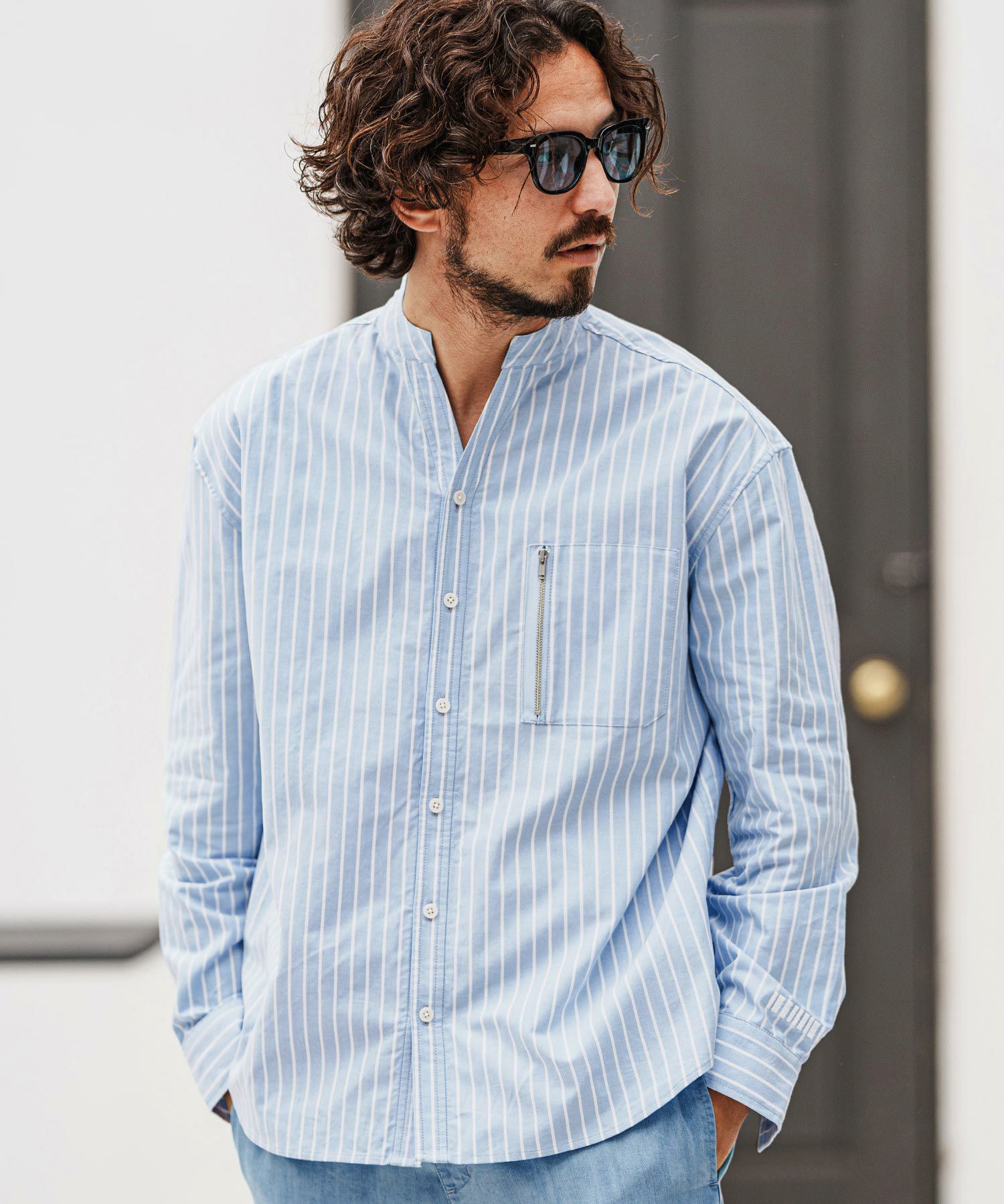 blue stripe