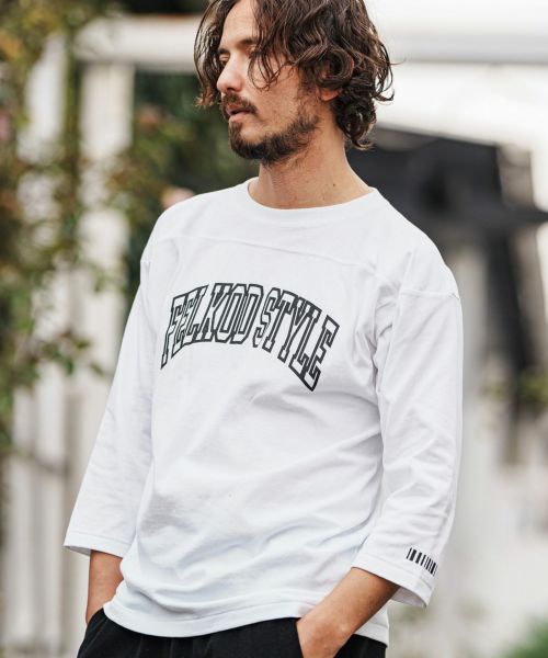 【felkod(フィルコッド)】Dry touch Relax Silhouette Fott Ball Print Tee Tシャツ(F25S240)