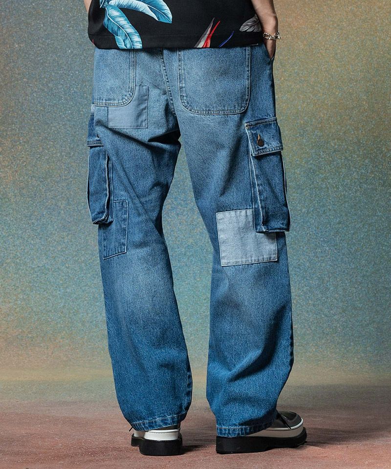 新品タグ付◆ glamb グラム　サルエルパンツ　Unplugged denim 新品タグ付◇ glamb グラム サルエルパンツ Unplugged denim メンズ