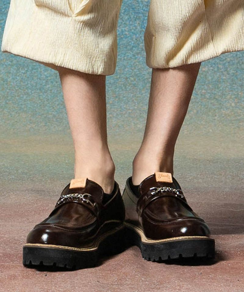 glamb(グラム)】Tank Sole Bit Loafer タンクソールビット
