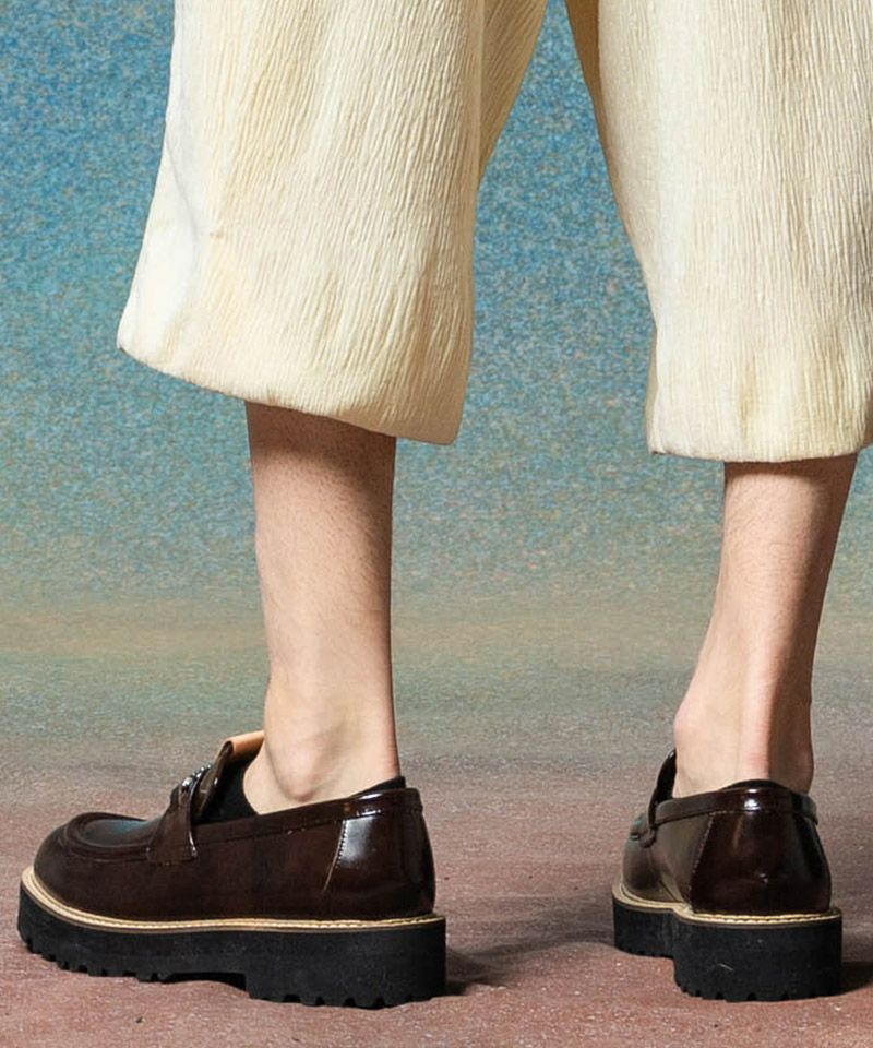 glamb(グラム)】Tank Sole Bit Loafer タンクソールビット