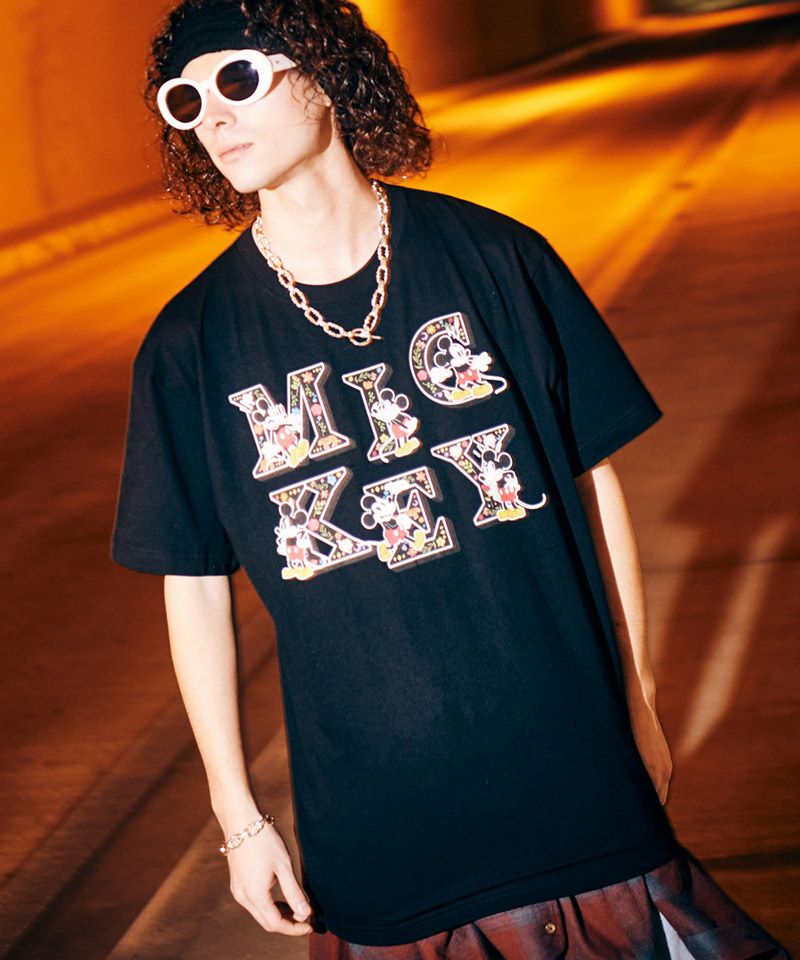 glamb(グラム)】[Mickey Mouse] Logo T-Shirt [ミッキーマウス]ロゴT