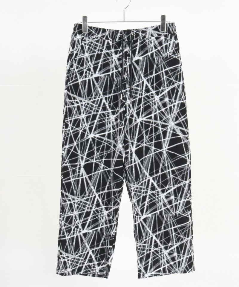 CAMBIO(カンビオ)】Radiation Pattern Wide Straight Pants