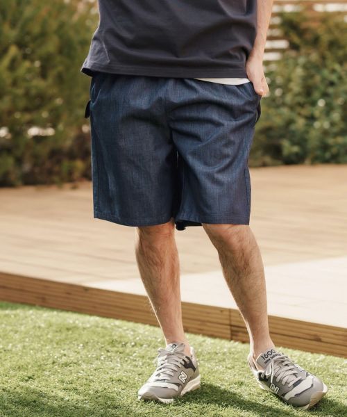 【CAMBIO(カンビオ)】Chambray Shorts ショートパンツ(S46125cmb)