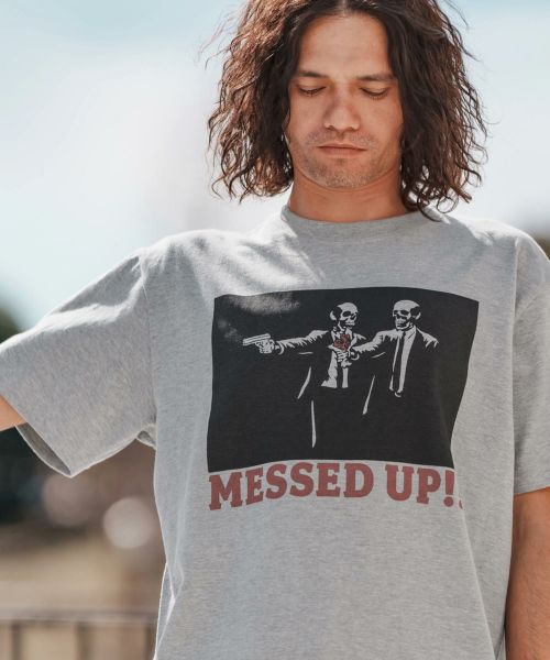 【CAMBIO(カンビオ)】プリントT_Messed up Tシャツ(CASD-156)