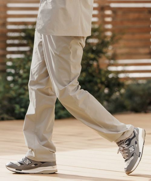 CAMBIO(カンビオ)】裾絞りストレートイージーパンツ | CAMBIO カンビオ