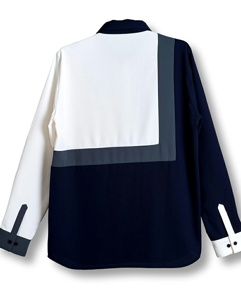 NO ID.(ノーアイディー)】ﾏﾙﾁｸﾚﾘｯｸZIP-SH ジップシャツ(856006