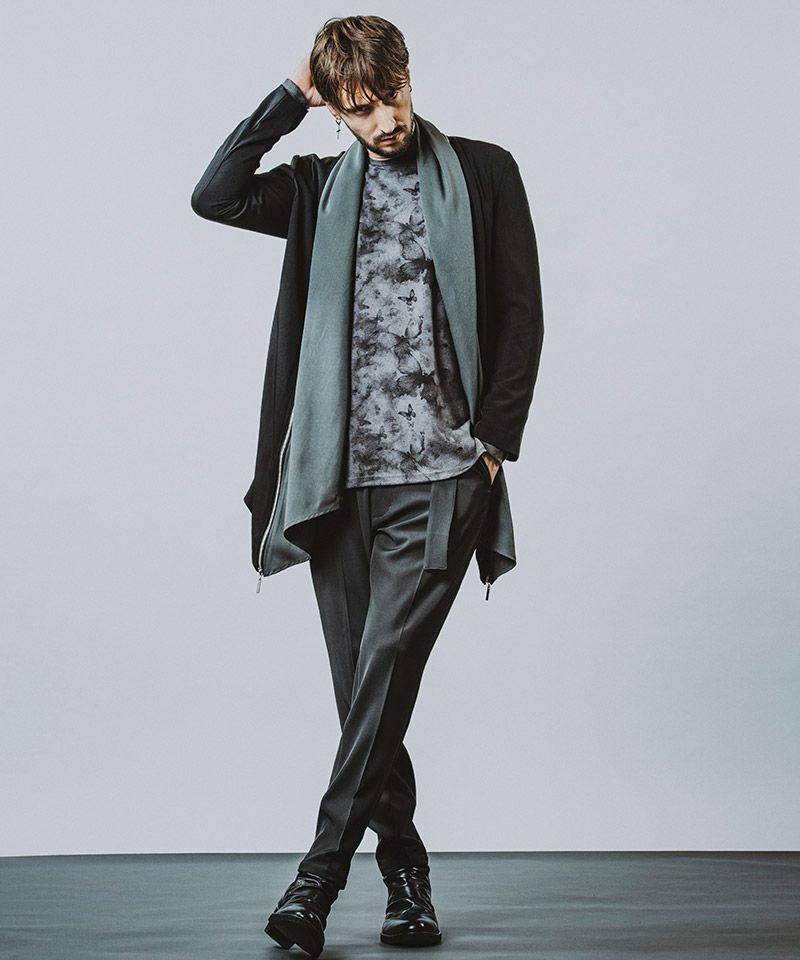 30%OFF【NO ID.(ノーアイディー)】ﾍﾞﾙﾃｯﾄﾞﾃｰﾊﾟｰﾄﾞﾄﾗｳｻﾞｰｽﾞ パンツ