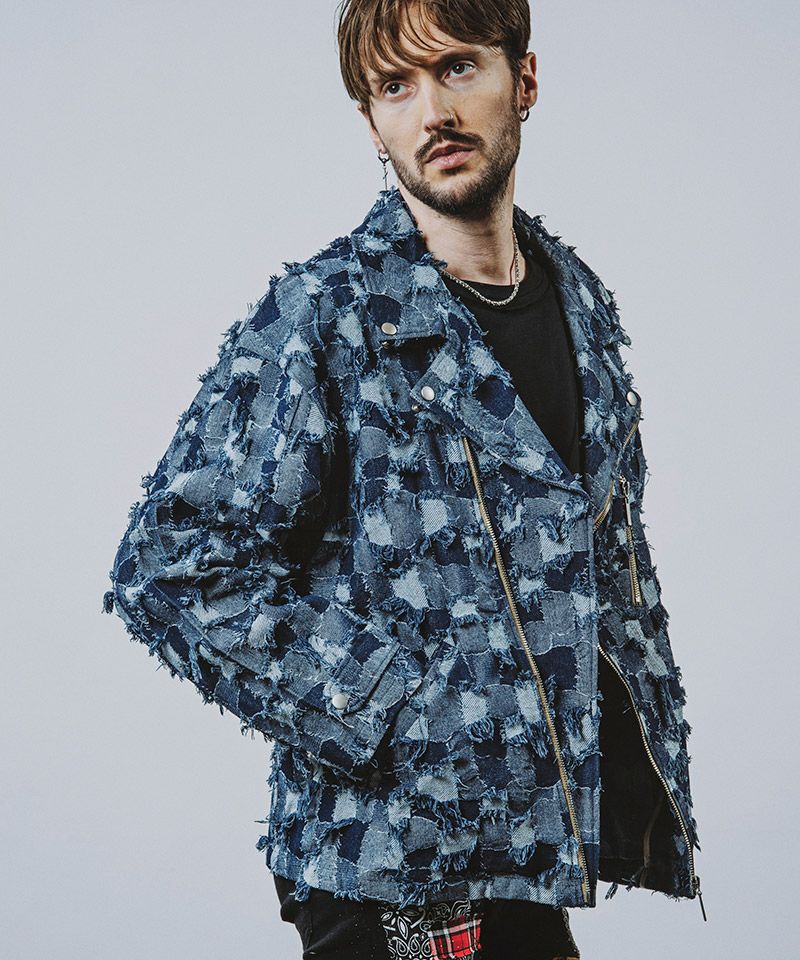 30%OFF【NO ID.(ノーアイディー)】JQﾃﾞﾆﾑBIGﾗｲﾀﾞｰｽJKT ジャケット  