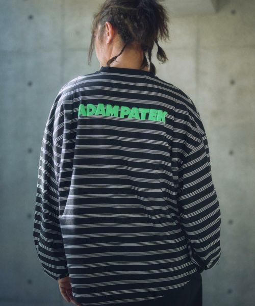 【ADAM PATEK(アダムパテック)】rounded border long sleeveT ロングスリーブTシャツ(AP2514010)