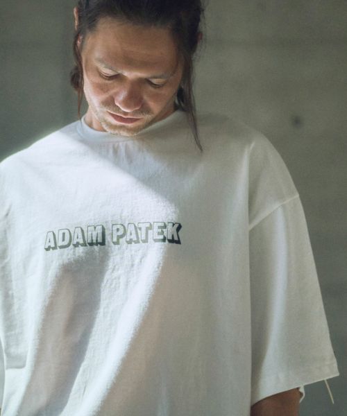 【ADAM PATEK(アダムパテック)】shadow logo short sleeve T Tシャツ(AP2514018)