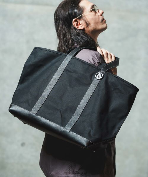 ADAM PATEK(アダムパテック)】leather switching marche bag