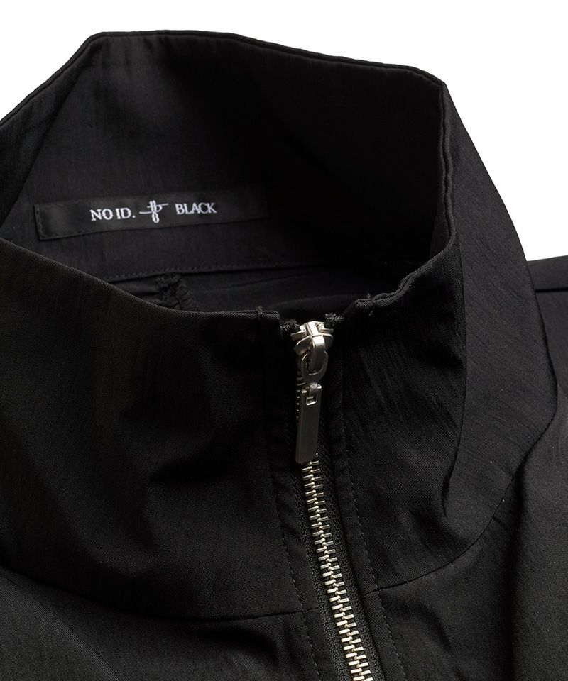 NO ID BLACK ノーアイディーブラックストレッチドレープ ショールコート NO ID.(ノーアイディー)】ロングSHコート ブラック