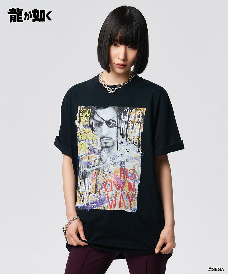 glamb(グラム)】Goro Majima T-Shirt ゴロウマジマTシャツ