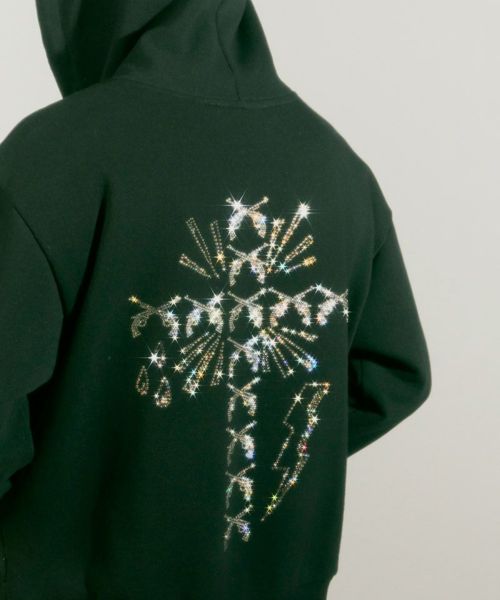 【roarguns(ロアーガンズ)】【予約販売9月中旬～下旬入荷】 CROSS CRY HOODIE パーカー(25FGB-11)