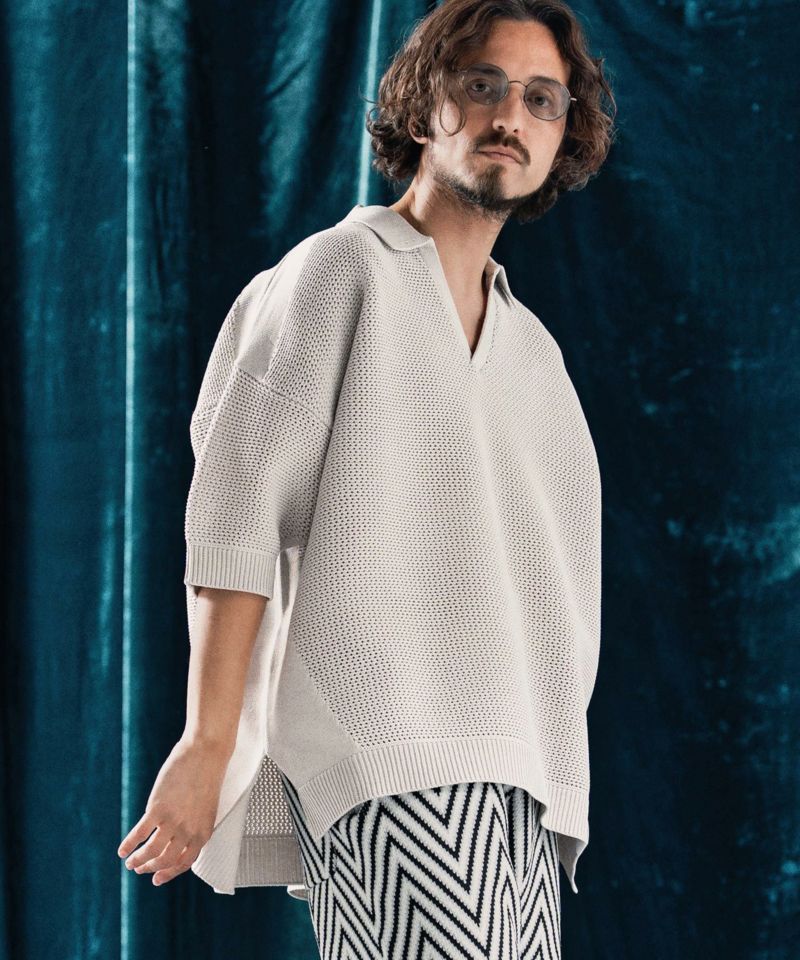 ANGENEHM(アンゲネーム)】Skipper design airy yarn & mesh