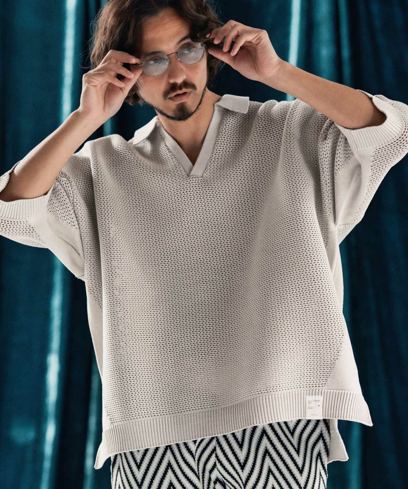 ANGENEHM(アンゲネーム)】Skipper design airy yarn & mesh